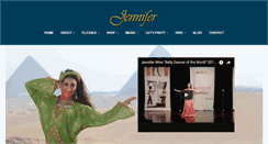 Desktop Screenshot of bellydancebyjennifer.com